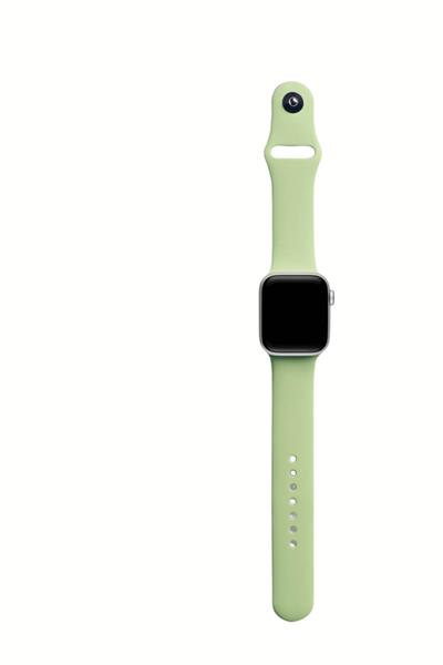 Apple Watch Uyumlu Seri: 1/2/3/4/5/6/se/7/8/9/10/11 Silikon Kordon A++