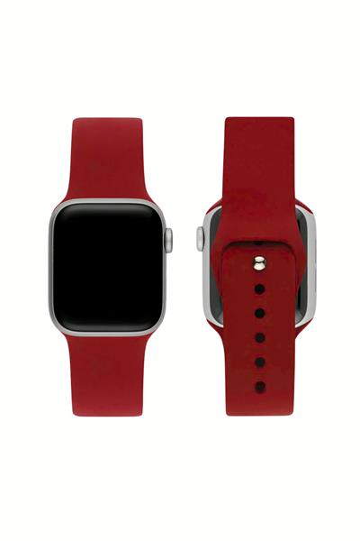 Apple Watch Uyumlu Seri: 1/2/3/4/5/6/se/7/8/9/10/11 Silikon Kordon A++