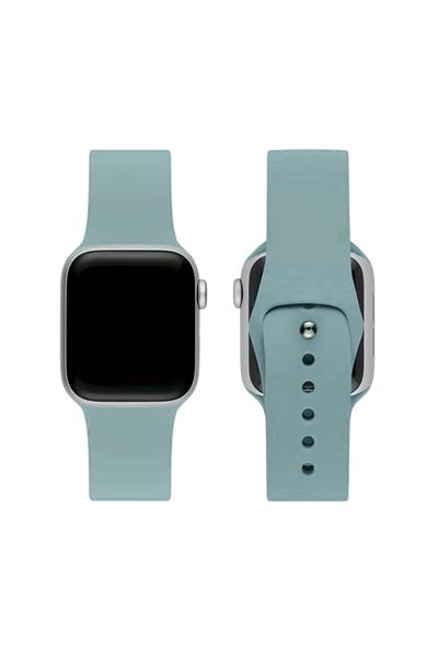 Apple Watch Uyumlu Seri: 1/2/3/4/5/6/se/7/8/9/10/11 Silikon Kordon A++