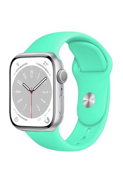 Apple Watch Uyumlu Seri: 1/2/3/4/5/6/se/7/8/9/10/11 Silikon Kordon A++