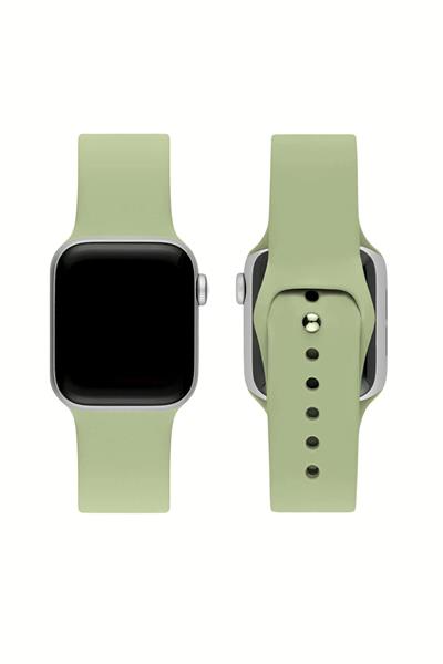 Apple Watch Uyumlu Seri: 1/2/3/4/5/6/se/7/8/9/10/11 Silikon Kordon A++