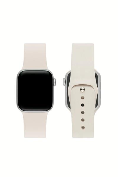 Apple Watch Uyumlu Seri: 1/2/3/4/5/6/se/7/8/9/10/11 Silikon Kordon A++
