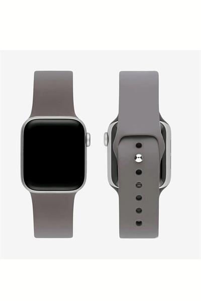 Apple Watch Uyumlu Seri: 1/2/3/4/5/6/se/7/8/9/10/11 Silikon Kordon A++