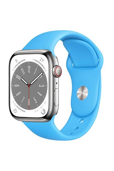 Apple Watch Uyumlu Seri: 1/2/3/4/5/6/se/7/8/9/10/11 Silikon Kordon A++