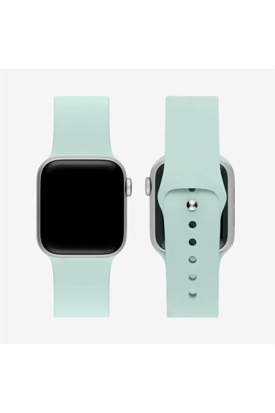 Apple Watch Uyumlu Seri: 1/2/3/4/5/6/se/7/8/9/10/11 Silikon Kordon A++