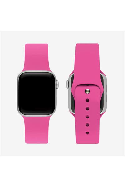 Apple Watch Uyumlu Seri: 1/2/3/4/5/6/se/7/8/9/10/11 Silikon Kordon A++
