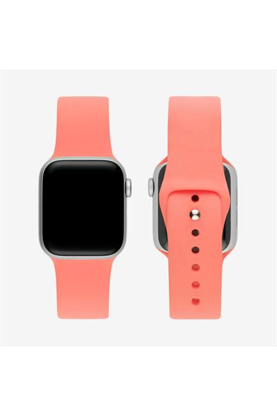 Apple Watch Uyumlu Seri: 1/2/3/4/5/6/se/7/8/9/10/11 Silikon Kordon A++