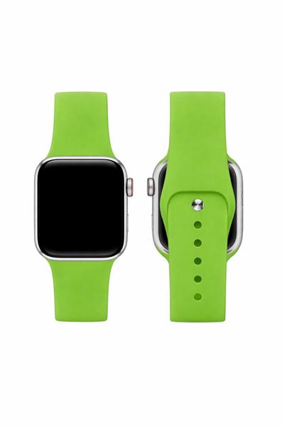 Apple Watch Uyumlu Seri: 1/2/3/4/5/6/se/7/8/9/10/11 Silikon Kordon A++