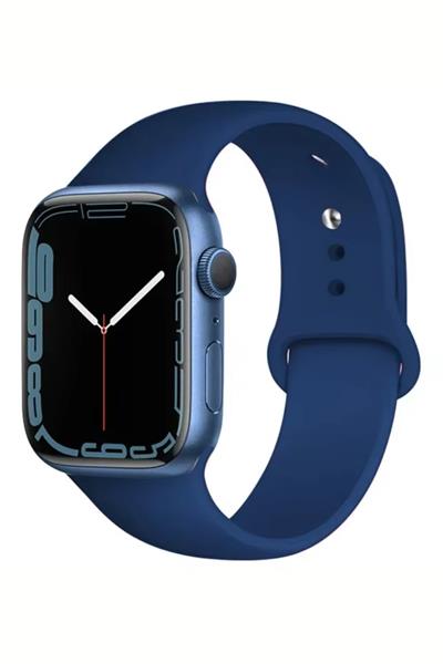Apple Watch Uyumlu Seri: 1/2/3/4/5/6/se/7/8/9/10/11 Silikon Kordon A++