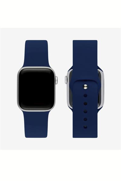 Apple Watch Uyumlu Seri: 1/2/3/4/5/6/se/7/8/9/10/11 Silikon Kordon A++