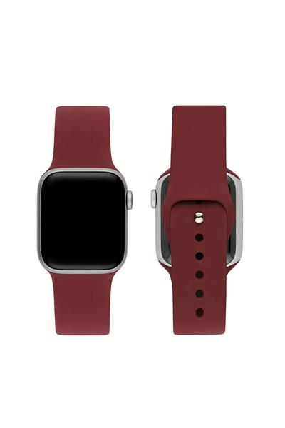 Apple Watch Uyumlu Seri: 1/2/3/4/5/6/se/7/8/9/10/11 Silikon Kordon A++