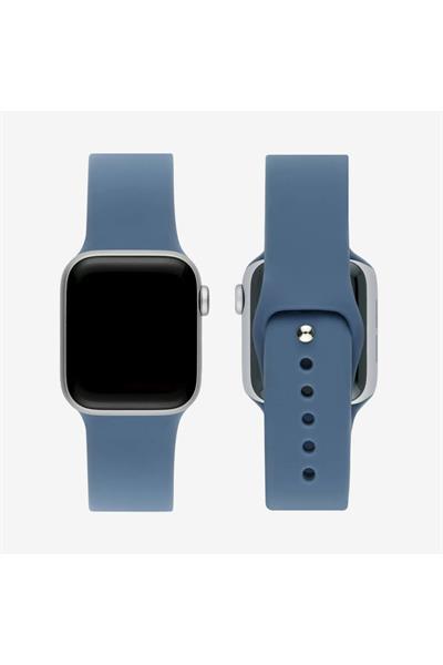 Apple Watch Uyumlu Seri: 1/2/3/4/5/6/se/7/8/9/10/11 Silikon Kordon A++
