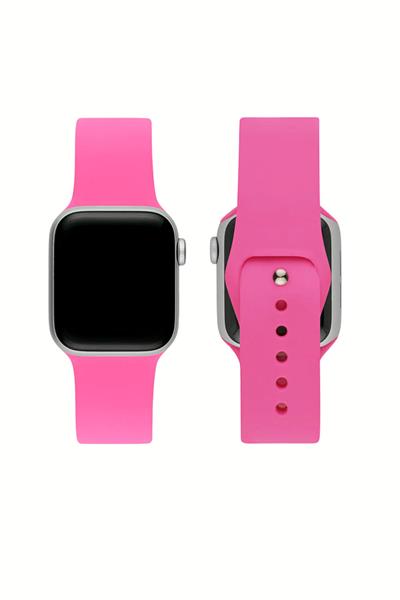 Apple Watch Uyumlu Seri: 1/2/3/4/5/6/se/7/8/9/10/11 Silikon Kordon A++
