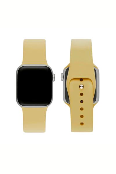 Apple Watch Uyumlu Seri: 1/2/3/4/5/6/se/7/8/9/10/11 Silikon Kordon A++