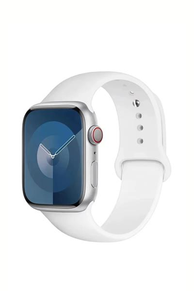 Apple Watch Uyumlu Seri: 1/2/3/4/5/6/se/7/8/9/10/11 Silikon Kordon A++