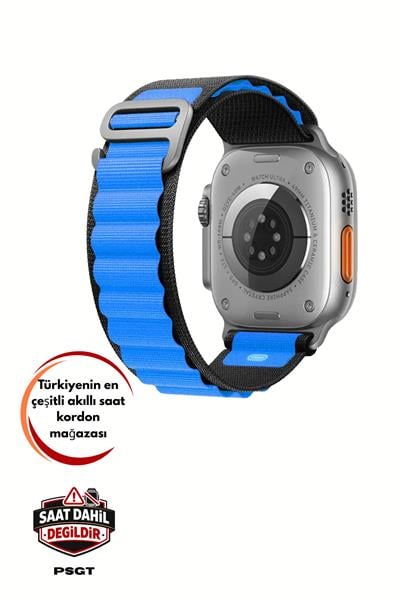 Apple Watch Uyumlu Seri 1/2/3/4/5/6/se/7/8/9 Ultra/ultra2 42-44-45-49mm - S10(46MM) Kordon Alpin