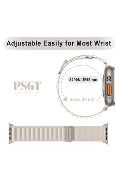 Apple Watch Uyumlu Seri 1/2/3/4/5/6/se/7/8/9/10/11 Ultra/Ultra2 Kordon Alpin