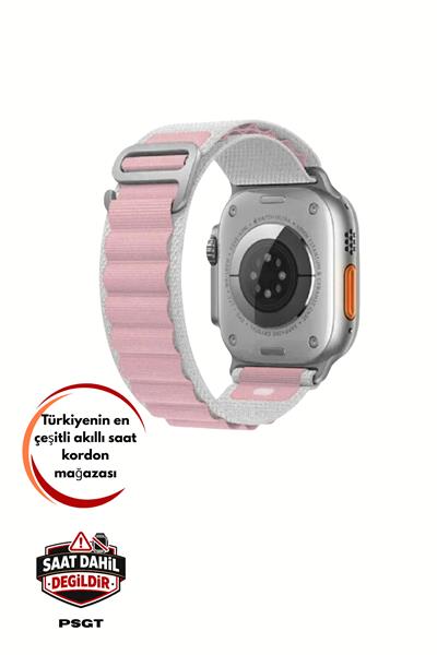 Apple Watch Uyumlu Seri 1/2/3/4/5/6/se/7/8/9 Ultra/ultra2 42-44-45-49mm - S10(46MM) Kordon Alpin