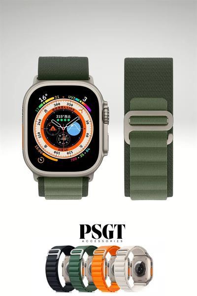 Apple Watch Uyumlu Seri 1/2/3/4/5/6/se/7/8/9/10/11 Ultra/Ultra2 Kordon Alpin