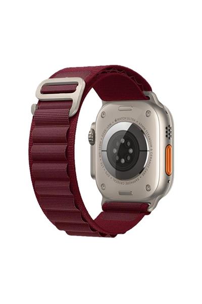 Apple Watch Uyumlu Seri 1/2/3/4/5/6/se/7/8/9/10/11 Ultra/Ultra2 Kordon Alpin