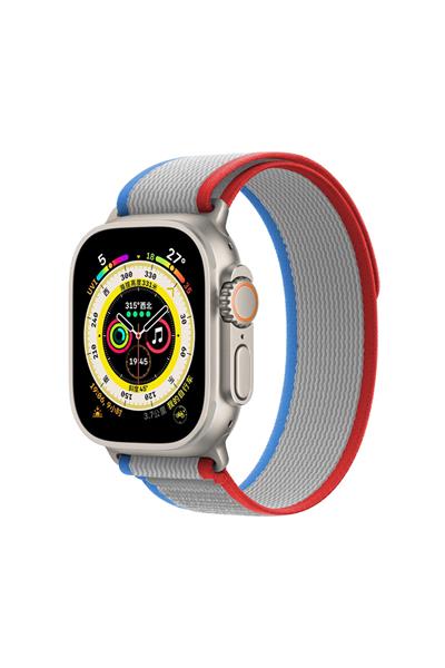 Apple Watch Uyumlu Seri 1/2/3/4/5/6/se/7/8/9 Ultra/ultra2 42/44/45/49mm S10-11(46MM) Kordon Trail 42