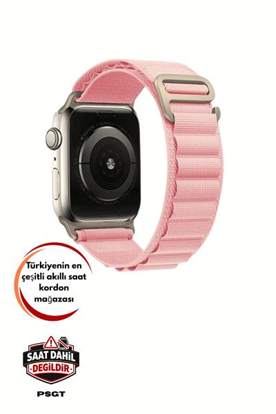 Apple Watch Uyumlu Seri 1/2/3/4/5/6/se/7/8/9 Ultra/ultra2 42-44-45-49mm - S10(46MM) Kordon Alpin