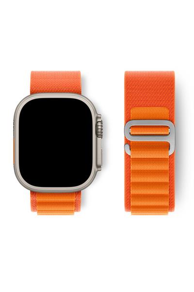 Apple Watch Uyumlu Seri 1/2/3/4/5/6/se/7/8/9 Ultra/ultra2 42-44-45-49mm - S10(46MM) Kordon Alpin