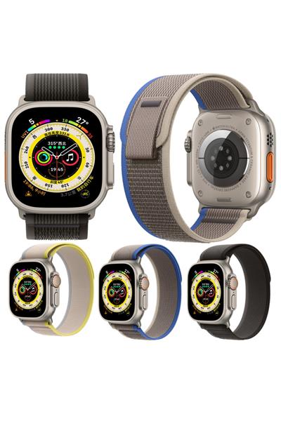 Apple Watch Uyumlu Seri 1/2/3/4/5/6/se/7/8/9 Ultra/ultra2 42/44/45/49mm S10-11(46MM) Kordon Trail 42