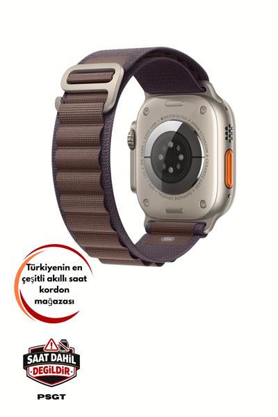 Apple Watch Uyumlu Seri 1/2/3/4/5/6/se/7/8/9 Ultra/ultra2 42-44-45-49mm - S10(46MM) Kordon Alpin