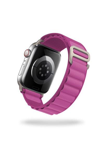 Apple Watch Uyumlu Seri 1/2/3/4/5/6/se/7/8/9/10/11 Ultra/Ultra2 Kordon Alpin
