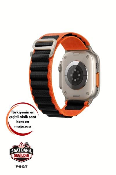 Apple Watch Uyumlu Seri 1/2/3/4/5/6/se/7/8/9 Ultra/ultra2 42-44-45-49mm - S10(46MM) Kordon Alpin