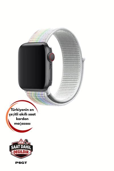Apple Watch Uyumlu Seri: 3/4/5/6/7/8/9/se/10/11 Kordon Hasır Örgü