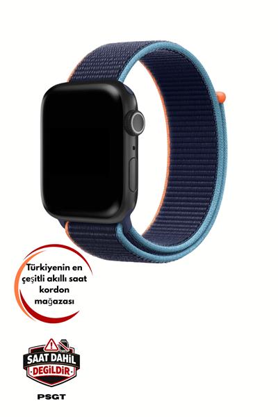 Apple Watch Uyumlu Seri: 3/4/5/6/7/8/9/se/10/11 Kordon Hasır Örgü