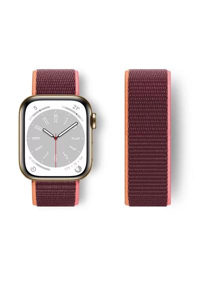 Apple Watch Uyumlu Seri: 3/4/5/6/7/8/9/se/10/11 Kordon Hasır Örgü