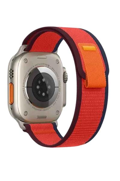 Apple Watch Uyumlu Seri: 3/4/5/6/7/8/9/se/10/11 Kordon Hasır Örgü