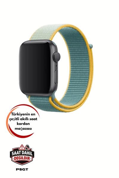 Apple Watch Uyumlu Seri: 3/4/5/6/7/8/9/se/10/11 Kordon Hasır Örgü