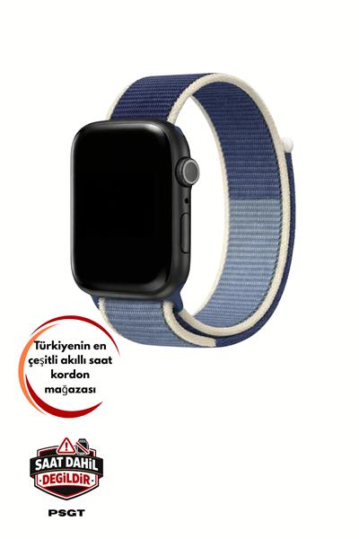 Apple Watch Uyumlu Seri: 3/4/5/6/7/8/9/se/10/11 Kordon Hasır Örgü