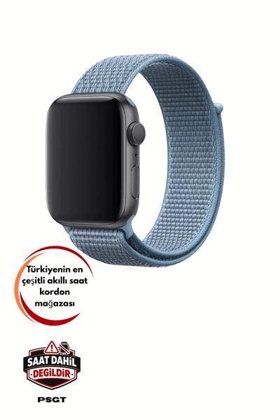 Apple Watch Uyumlu Seri: 3/4/5/6/7/8/9/se/10/11 Kordon Hasır Örgü