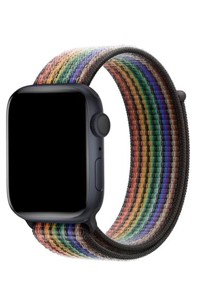 Apple Watch Uyumlu Seri: 3/4/5/6/7/8/9/se/10/11 Kordon Hasır Örgü