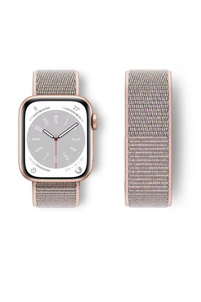 Apple Watch Uyumlu Seri: 3/4/5/6/7/8/9/se/10/11 Kordon Hasır Örgü