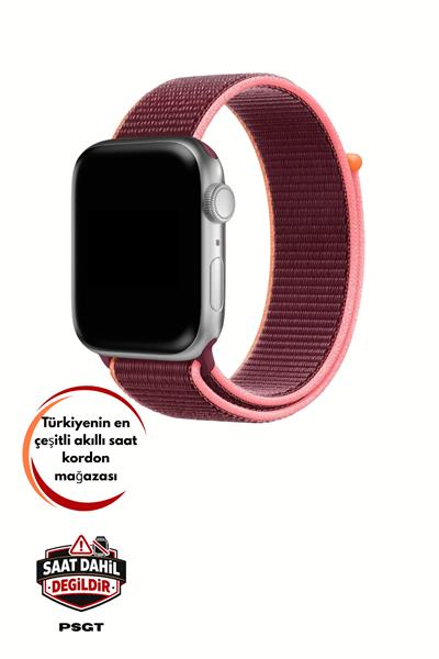 Apple Watch Uyumlu Seri: 3/4/5/6/7/8/9/se/10/11 Kordon Hasır Örgü