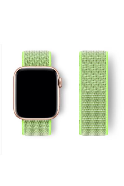 Apple Watch Uyumlu Seri: 3/4/5/6/7/8/9/se/10/11 Kordon Hasır Örgü