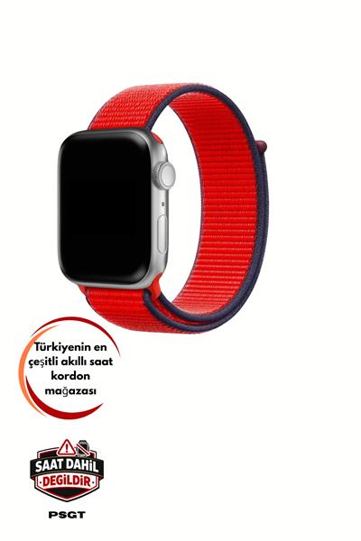 Apple Watch Uyumlu Seri: 3/4/5/6/7/8/9/se/10/11 Kordon Hasır Örgü