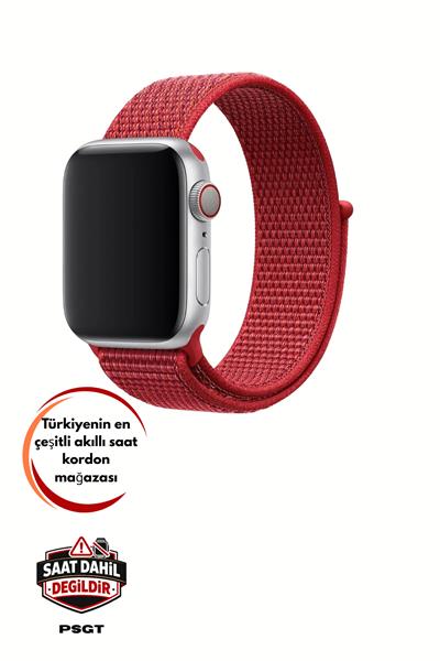 Apple Watch Uyumlu Seri: 3/4/5/6/7/8/9/se/10/11 Kordon Hasır Örgü