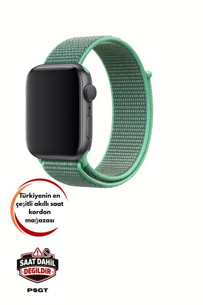 Apple Watch Uyumlu Seri: 3/4/5/6/7/8/9/se/10/11 Kordon Hasır Örgü