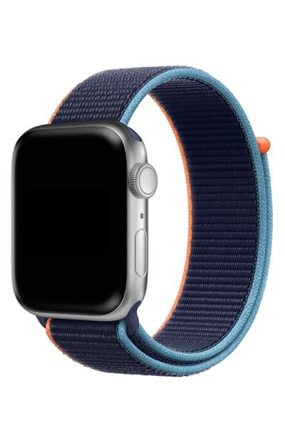 Apple Watch Uyumlu Seri: 3/4/5/6/7/8/9/se/10/11 Kordon Hasır Örgü