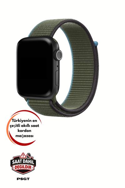 Apple Watch Uyumlu Seri: 3/4/5/6/7/8/9/se/10/11 Kordon Hasır Örgü