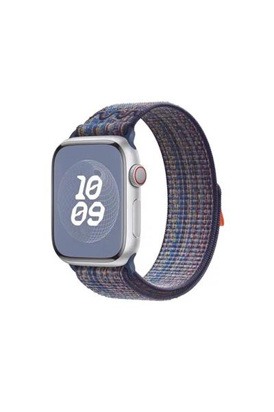 Apple Watch Uyumlu Seri: 3/4/5/6/7/8/9/se/10/11 Kordon Hasır Örgü