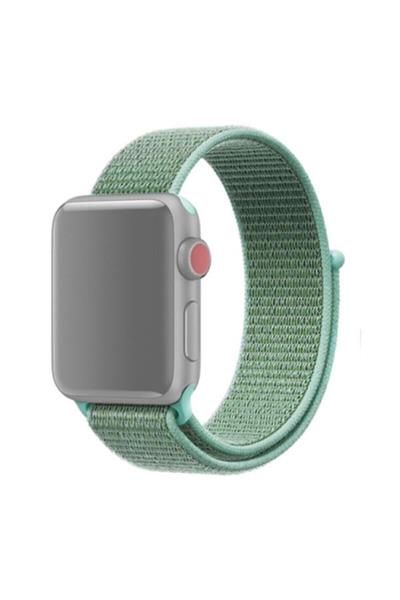 Apple Watch Uyumlu Seri: 3/4/5/6/7/8/9/se/10/11 Kordon Hasır Örgü