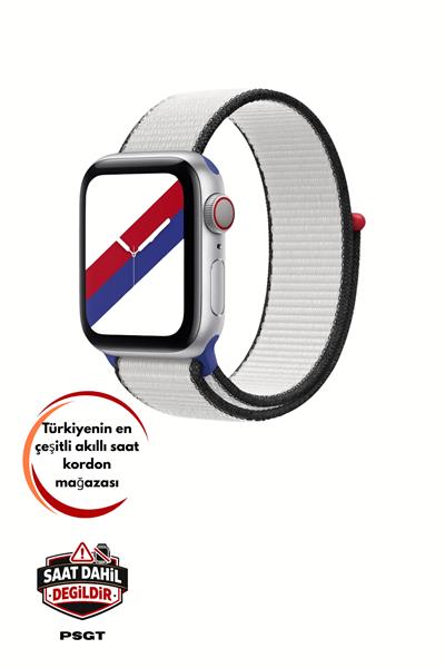 Apple Watch Uyumlu Seri: 3/4/5/6/7/8/9/se/10/11 Kordon Hasır Örgü